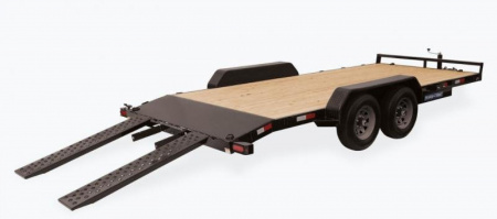 New 7 x 16 (14+2) Sure-Trac C-Channel Car Hauler Trailer 7k