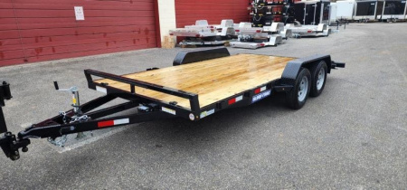 New 7 x 16 (14+2) Sure-Trac C-Channel Car Hauler Trailer 7k