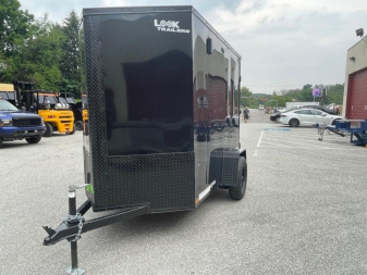 New 5 x 8 Look Element SE V-Nose Cargo 3k w/side door