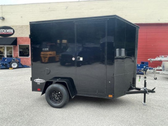 New 5 x 8 Look Element SE V-Nose Cargo 3k w/side door