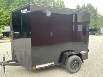 New 5 x 8 Look Element SE V-Nose Cargo 3k w/side door
