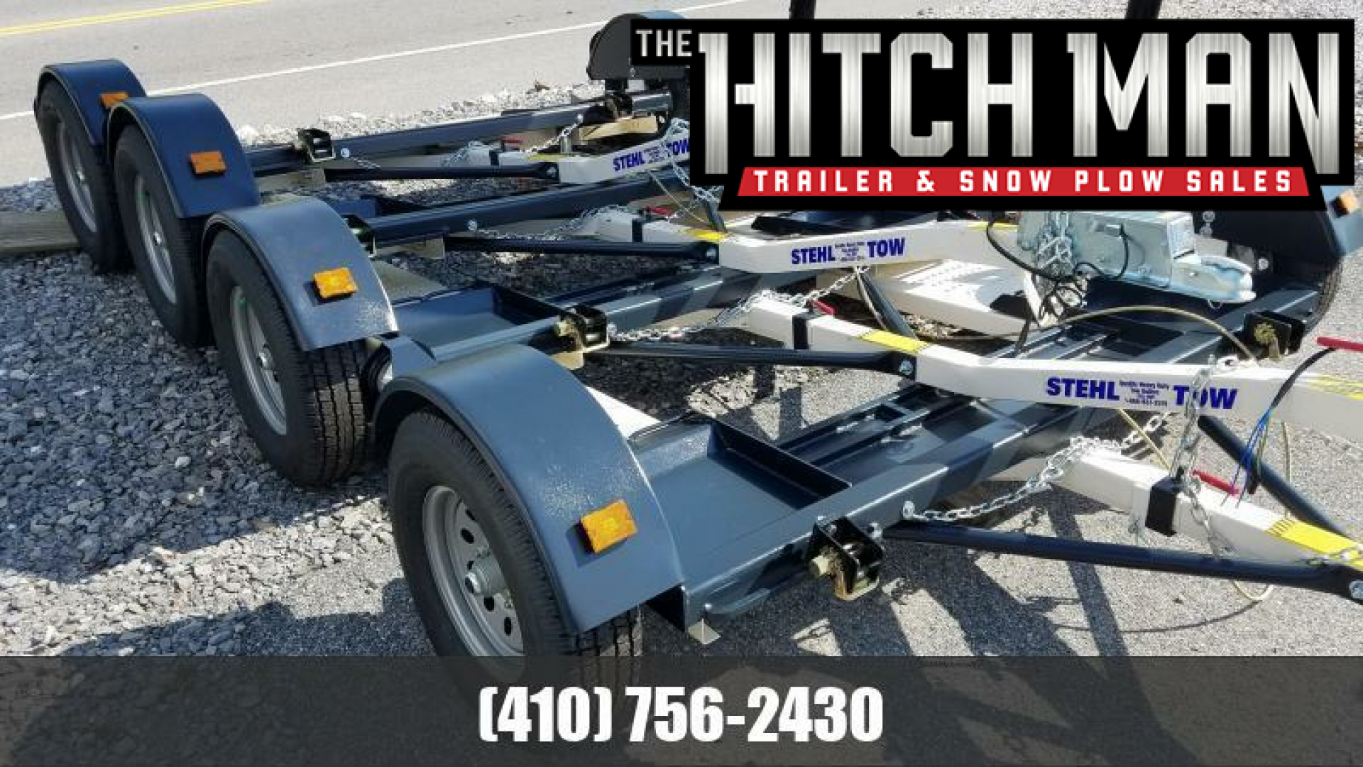 New 80" Stehl Tow 3.5k Tow Dolly w/ Hyd. Disc Brakes