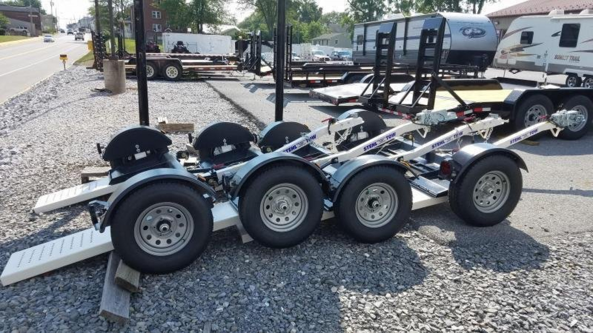 New 80" Stehl Tow 3.5k Tow Dolly w/ Hyd. Disc Brakes