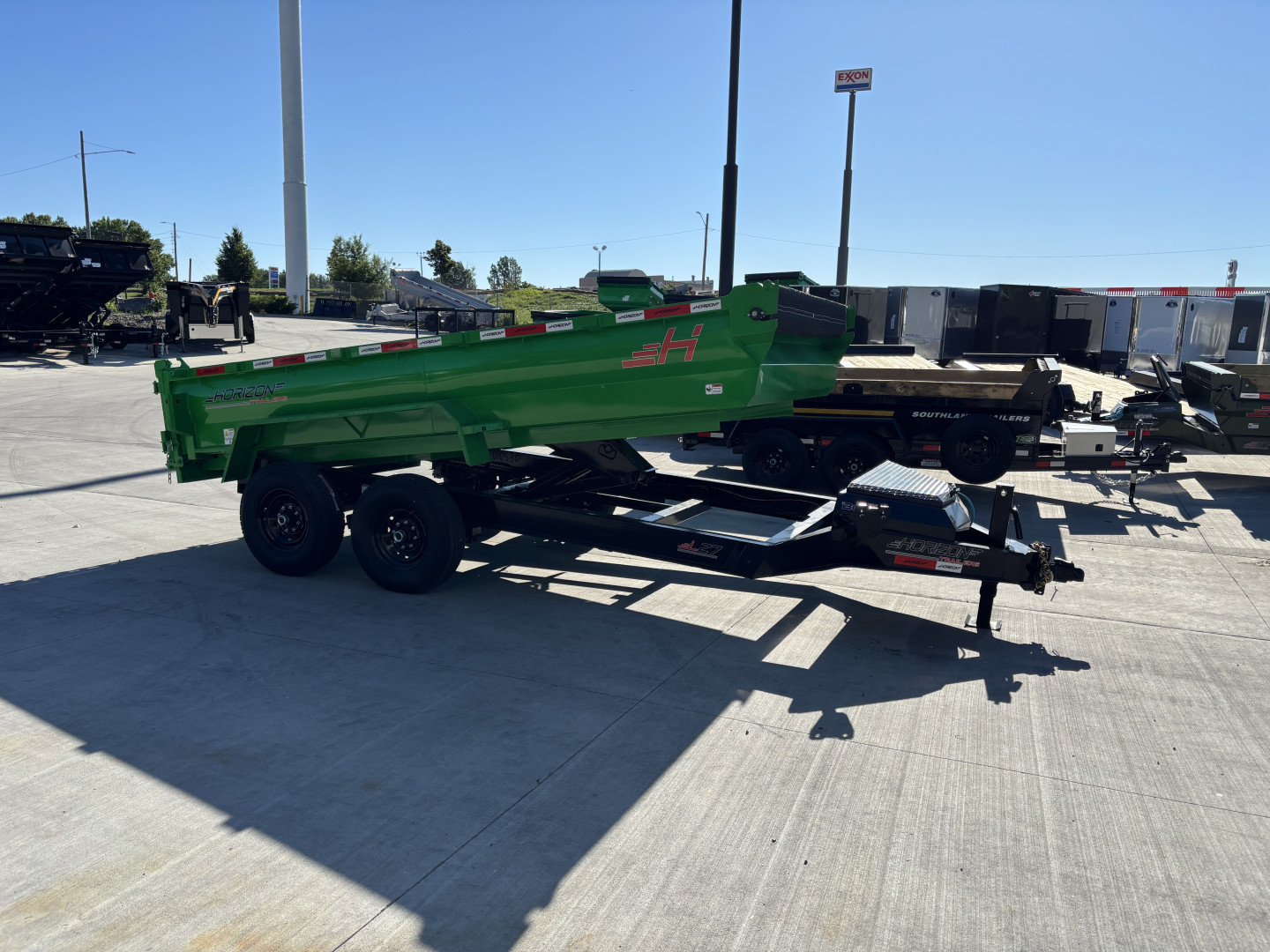 New NEW 2025 Horizon 14’x83”X24” LZ7 Dump Trailer 2-7000 lb axles = 14K