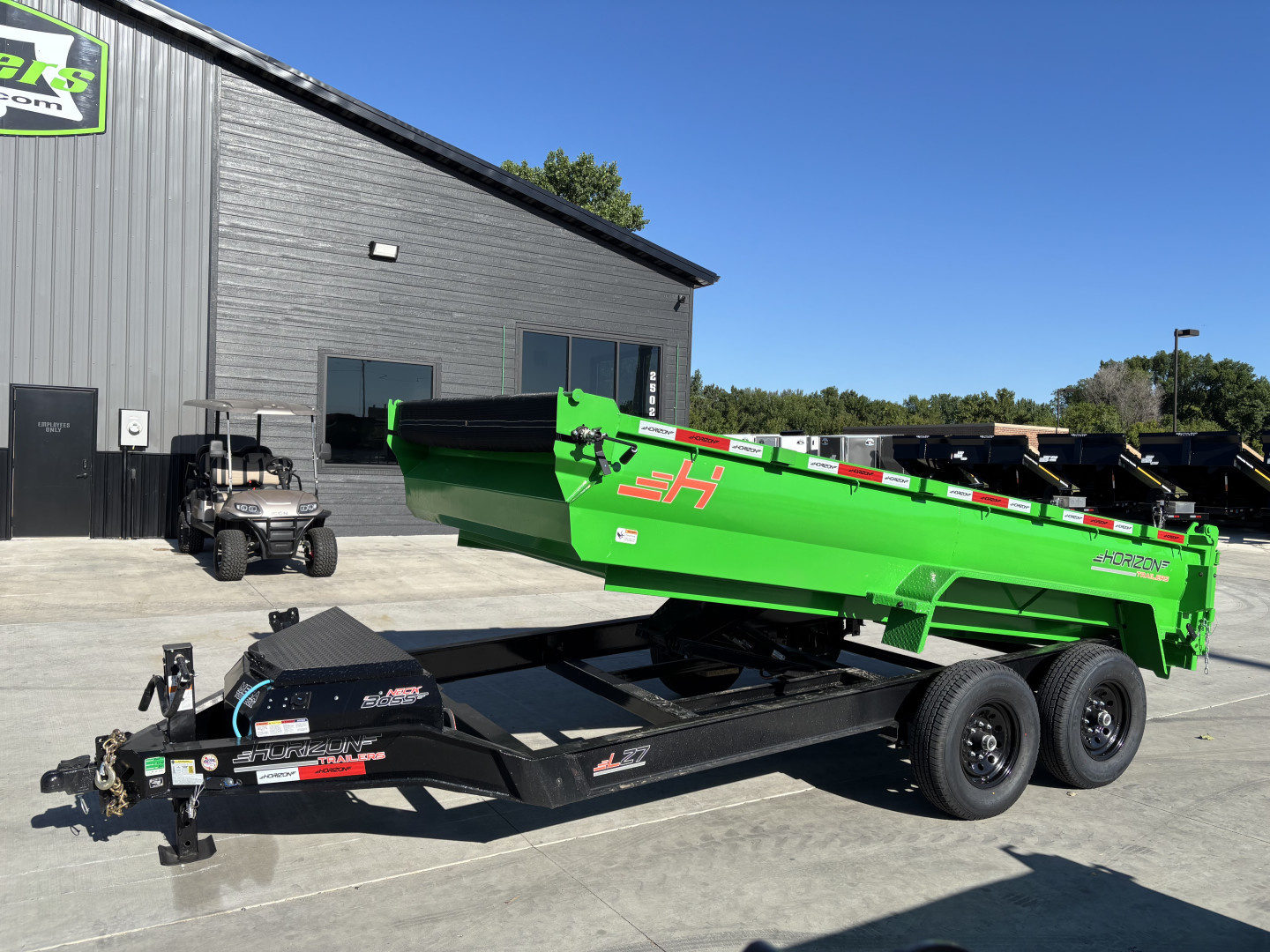 New NEW 2025 Horizon 14’x83”X24” LZ7 Dump Trailer 2-7000 lb axles = 14K