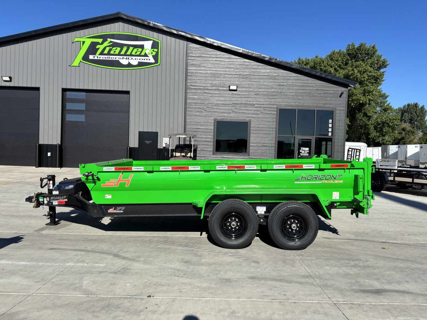 New NEW 2025 Horizon 14’x83”X24” LZ7 Dump Trailer 2-7000 lb axles = 14K