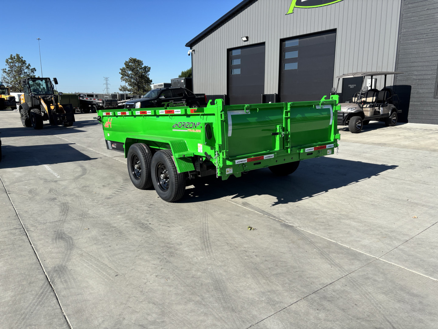New NEW 2025 Horizon 14’x83”X24” LZ7 Dump Trailer 2-7000 lb axles = 14K