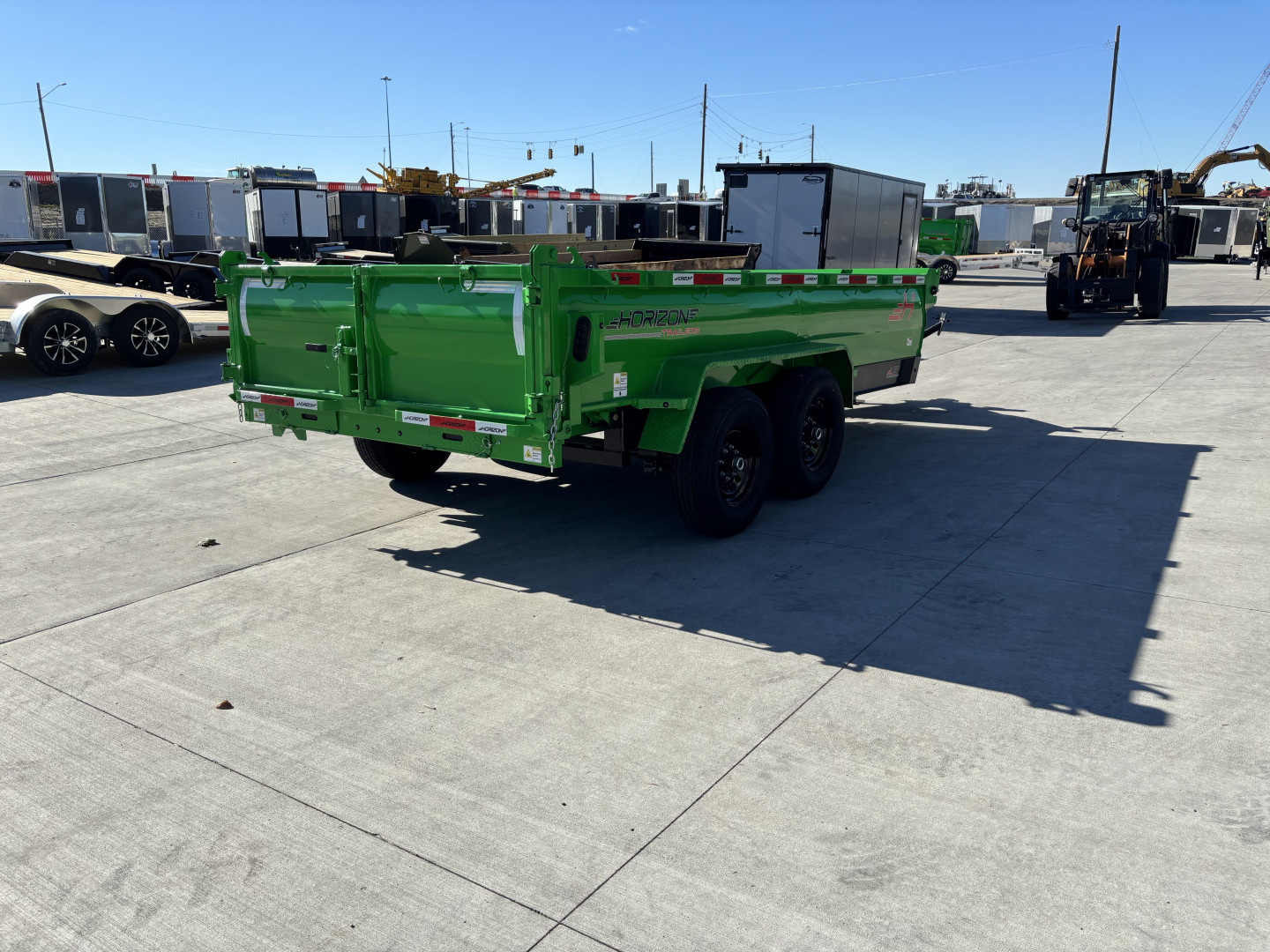 New NEW 2025 Horizon 14’x83”X24” LZ7 Dump Trailer 2-7000 lb axles = 14K