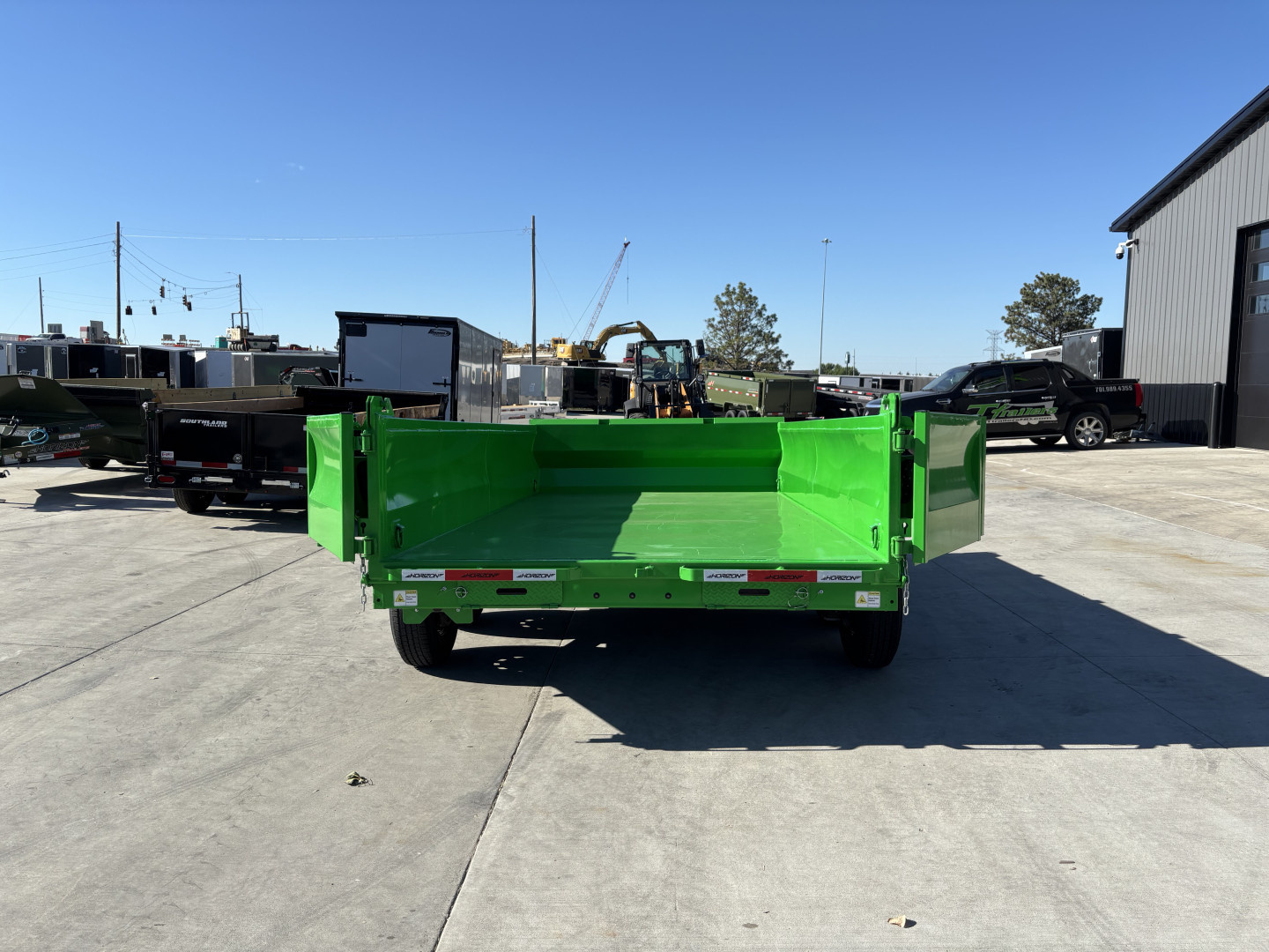 New NEW 2025 Horizon 14’x83”X24” LZ7 Dump Trailer 2-7000 lb axles = 14K