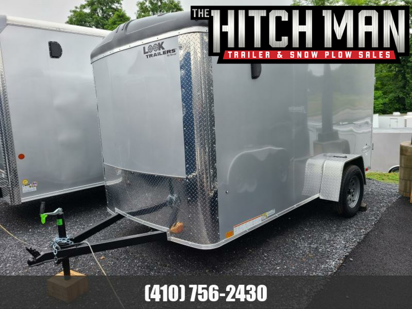 New 6 x 12 Look Element SE Round Top Cargo 3K   ***Silver w/Ramp Door