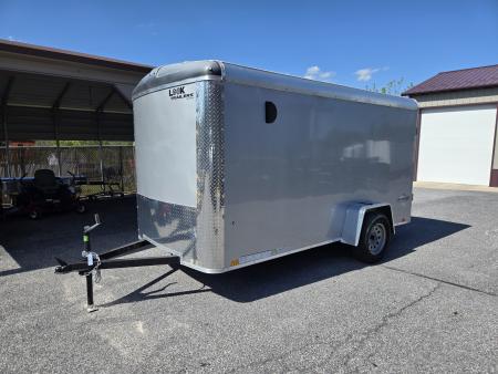 New 6 x 12 Look Element SE Round Top Cargo 3K   ***Silver w/Ramp Door