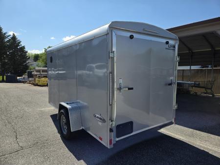 New 6 x 12 Look Element SE Round Top Cargo 3K   ***Silver w/Ramp Door