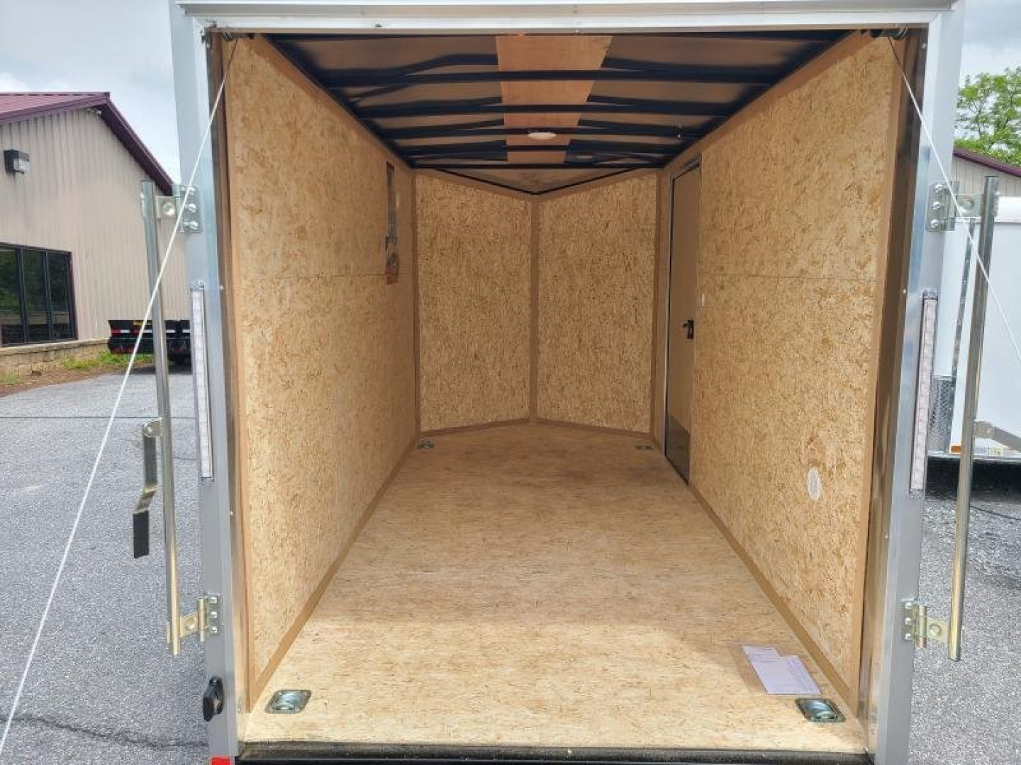 New 6 x 12 Look Element SE V-Nose Cargo, 3K GVWR  ***Indigo Blue w/Ramp Door & 4 Tie Downs
