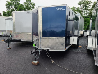 New 6 x 12 Look Element SE V-Nose Cargo, 3K GVWR  ***Indigo Blue w/Ramp Door & 4 Tie Downs