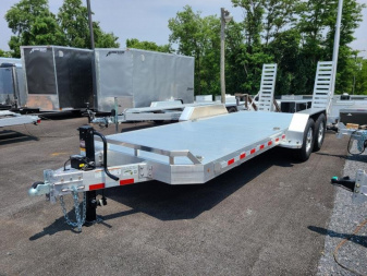 New 7' x 20' Aluma Super Heavy Aluminum Implement Equipment Trailer, 14K GVWR