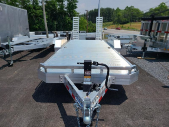 New 7' x 20' Aluma Super Heavy Aluminum Implement Equipment Trailer, 14K GVWR