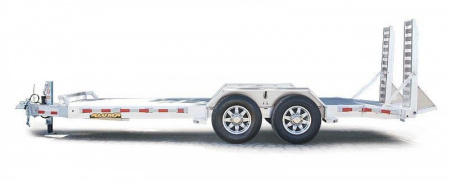 New 7' x 20' Aluma Super Heavy Aluminum Implement Equipment Trailer, 14K GVWR
