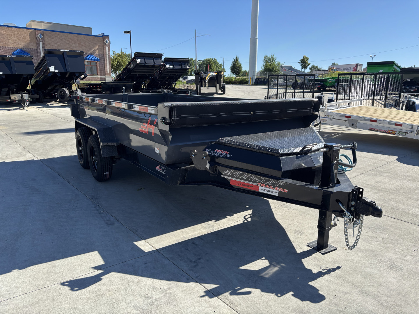 New NEW 2025 Horizon 14’x83”X24” LZ7 Dump Trailer 2-7000 lb axles = 14K
