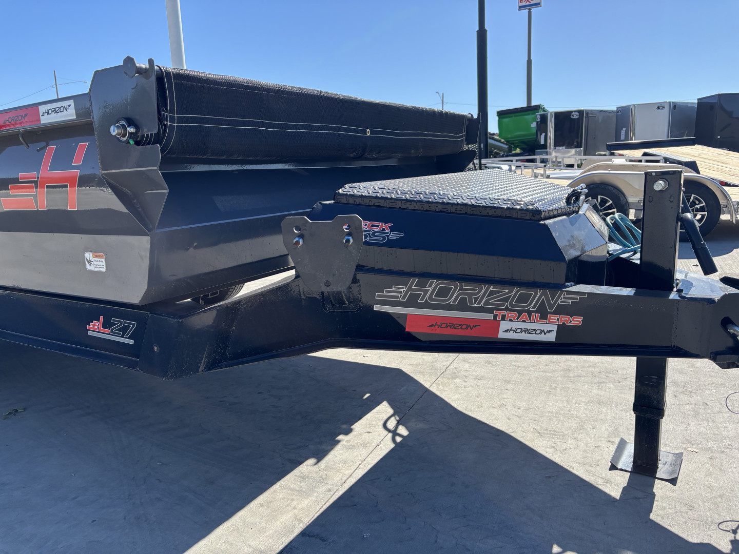 New NEW 2025 Horizon 14’x83”X24” LZ7 Dump Trailer 2-7000 lb axles = 14K