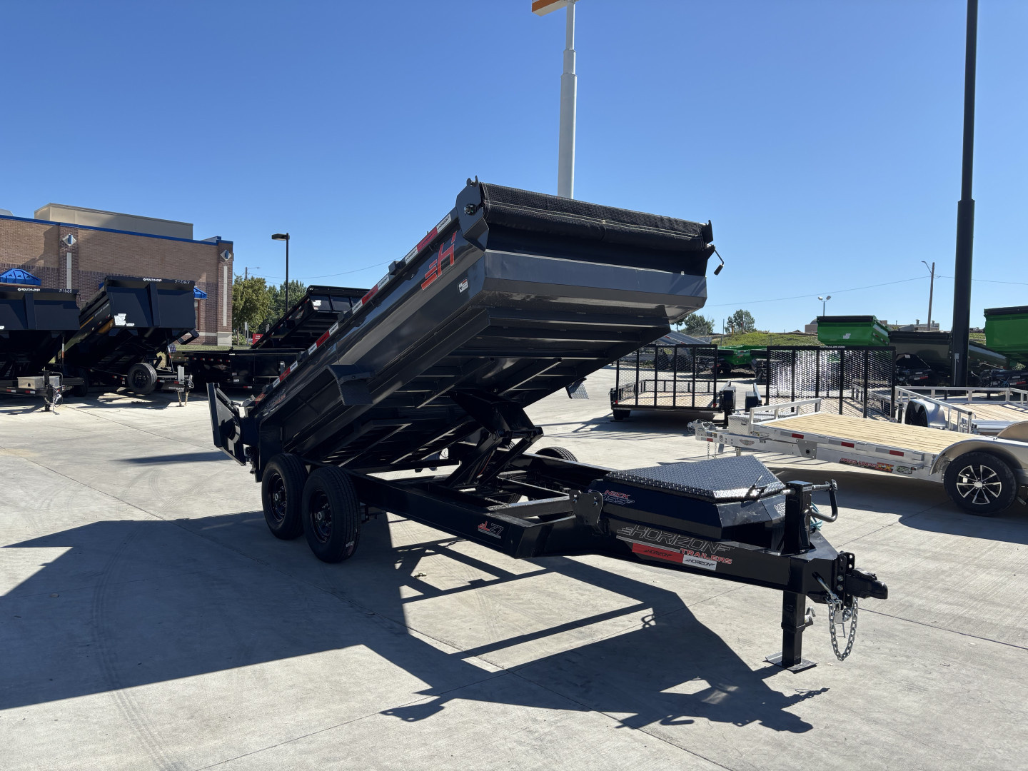 New NEW 2025 Horizon 14’x83”X24” LZ7 Dump Trailer 2-7000 lb axles = 14K