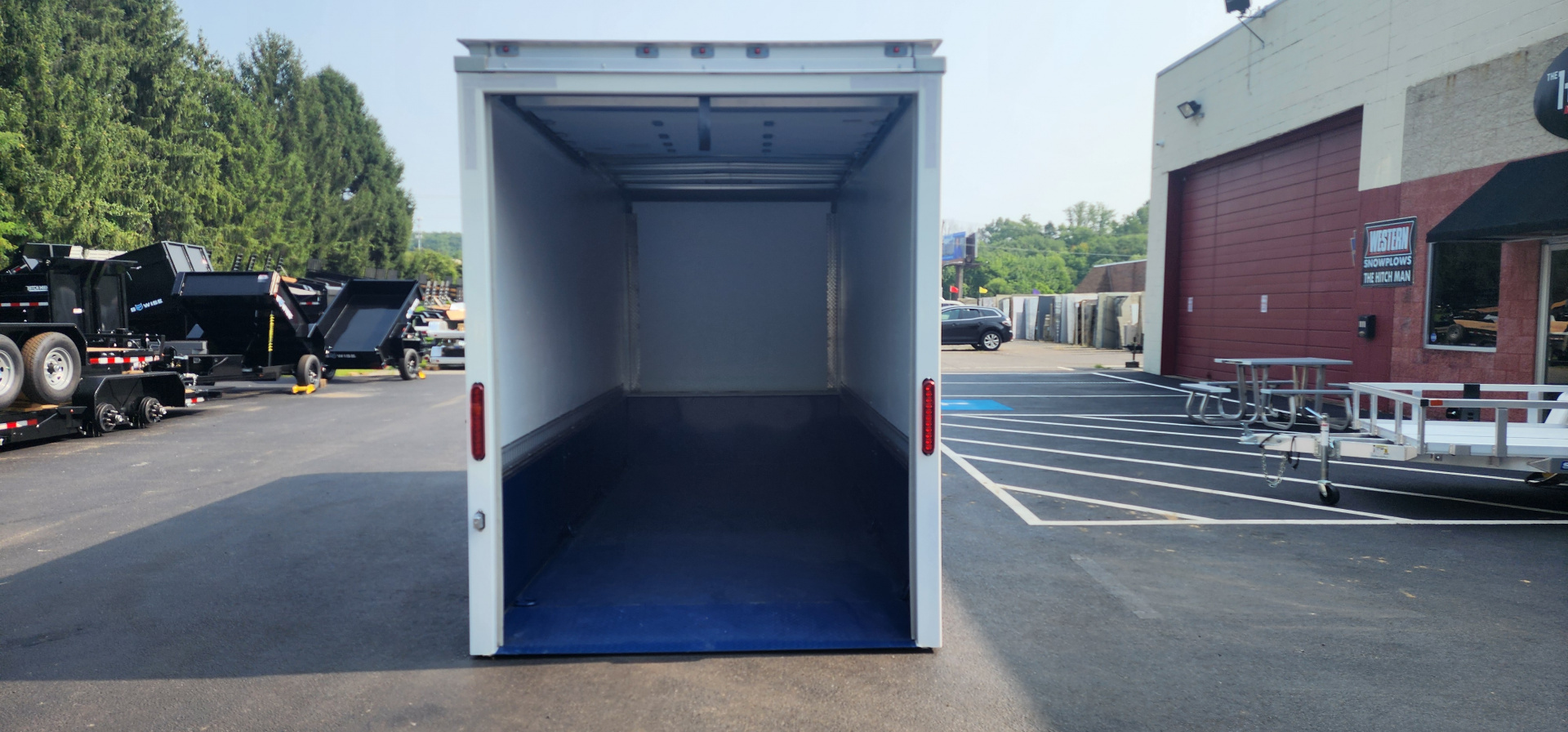 New 6'3" x 15'9" Air-Tow E16-XL Enclosed Drop Deck Equipment Trailer 14.7k