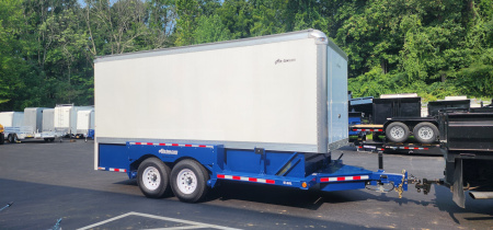 New 6'3" x 15'9" Air-Tow E16-XL Enclosed Drop Deck Equipment Trailer 14.7k