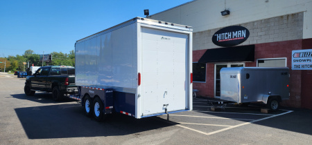 New 6'3" x 15'9" Air-Tow E16-XL Enclosed Drop Deck Equipment Trailer 14.7k