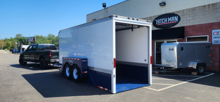 New 6'3" x 15'9" Air-Tow E16-XL Enclosed Drop Deck Equipment Trailer 14.7k