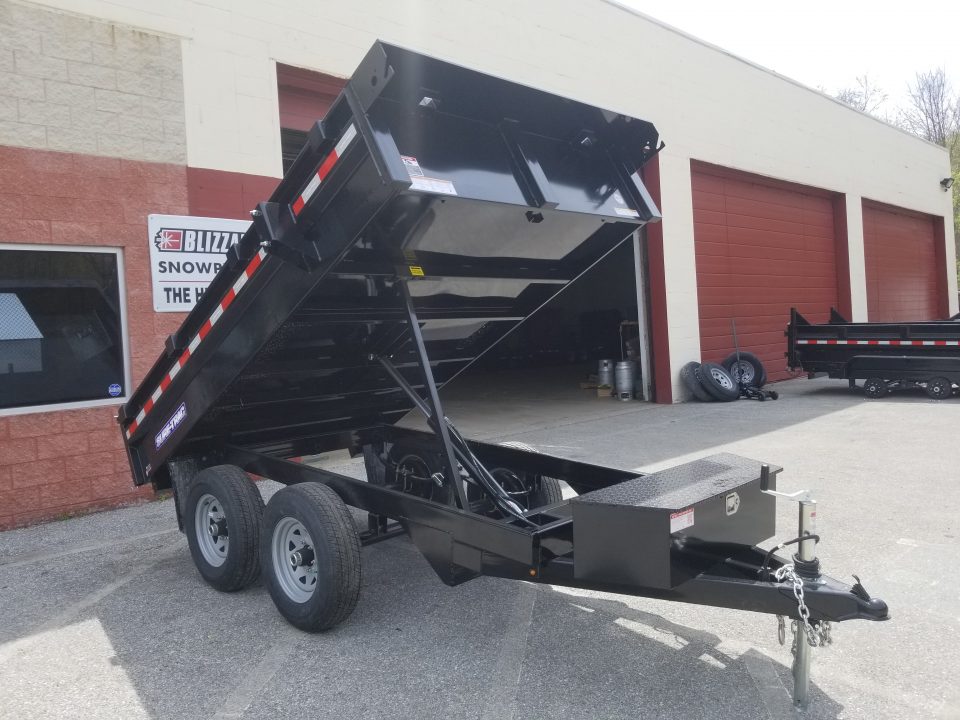 New 6 x 10 Sure-Trac Deckover Dump Trailer 10k