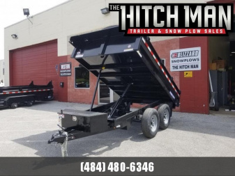 New 6 x 10 Sure-Trac Deckover Dump Trailer 10k
