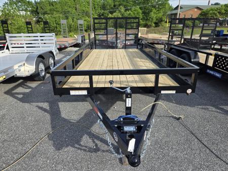New 7 X 16 Sure-Trac HD Tube Top Utility Landscape, 10k GVWR