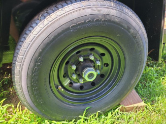 New 7 x 12 B-Wise Single Axle Tilt Bed Equipment Trailer, 6K GVWR