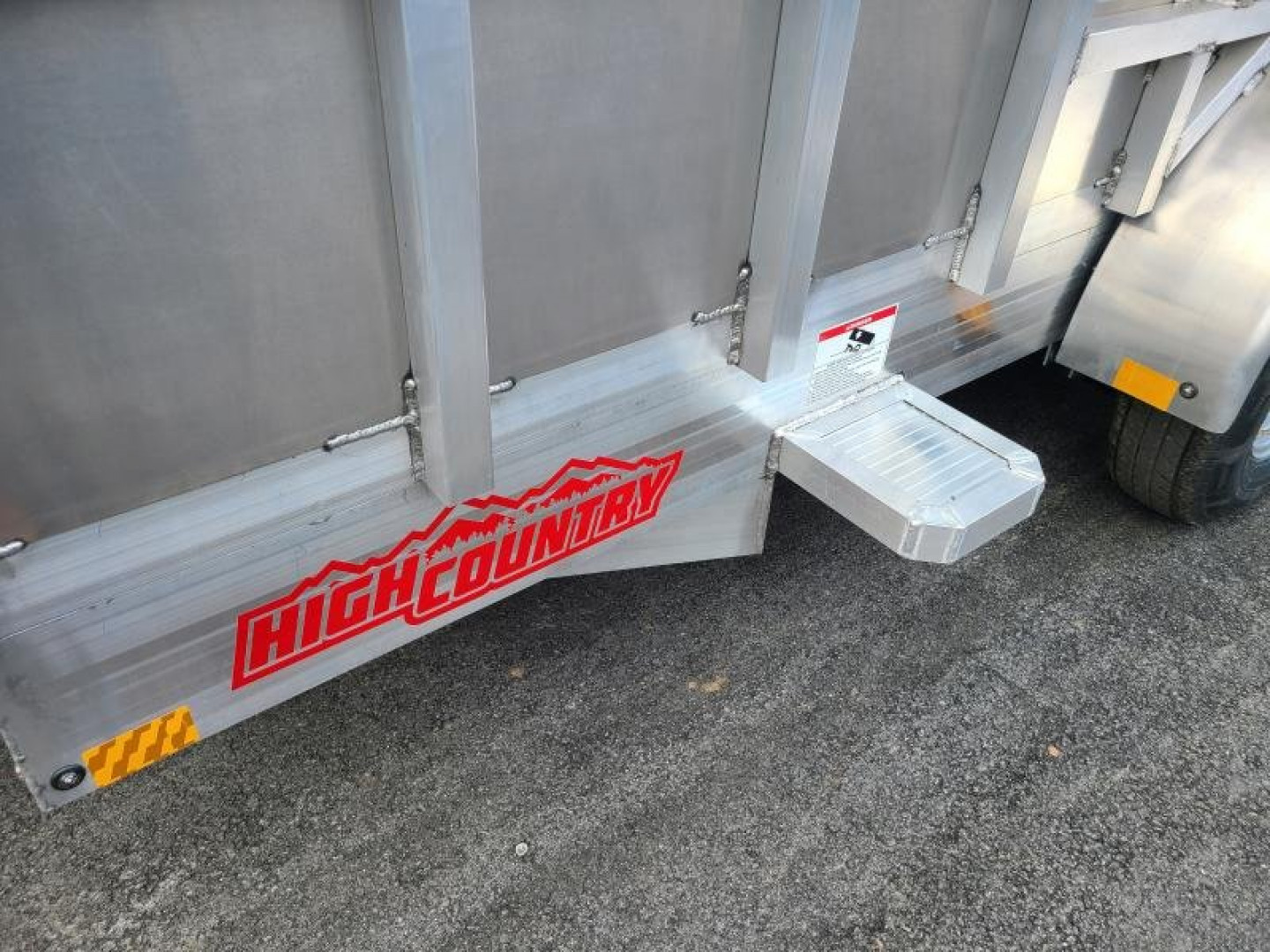 New 7 x 14 High Country HD Aluminum Dump Trailer, 14K GVWR  ***Includes 24" Sides, 7k Drop Axles, 8k Ramp Kit, Tarp Kit, Spare Mount, D-Rings