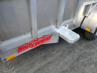 New 7 x 14 High Country HD Aluminum Dump Trailer, 14K GVWR  ***Includes 24" Sides, 7k Drop Axles, 8k Ramp Kit, Tarp Kit, Spare Mount, D-Rings