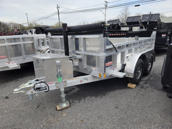 New 6 x 10 High Country Aluminum Dump Trailer, 7K GVWR ***Includes Tarp Kit, Telescopic Lift, Alum Wheels