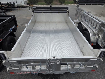 New 6 x 10 High Country Aluminum Dump Trailer, 7K GVWR ***Includes Tarp Kit, Telescopic Lift, Alum Wheels