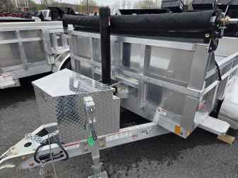 New 6 x 10 High Country Aluminum Dump Trailer, 7K GVWR ***Includes Tarp Kit, Telescopic Lift, Alum Wheels