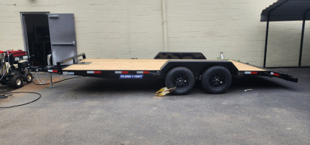 New 7 x 18 (16+2) SURE-TRAC Car Hauler Trailer 7K