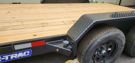 New 7 x 18 (16+2) SURE-TRAC Car Hauler Trailer 7K