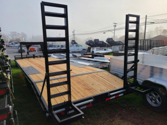 New 8.5 x 24 B-Wise Gooseneck Deckover Equipment Trailer 14K