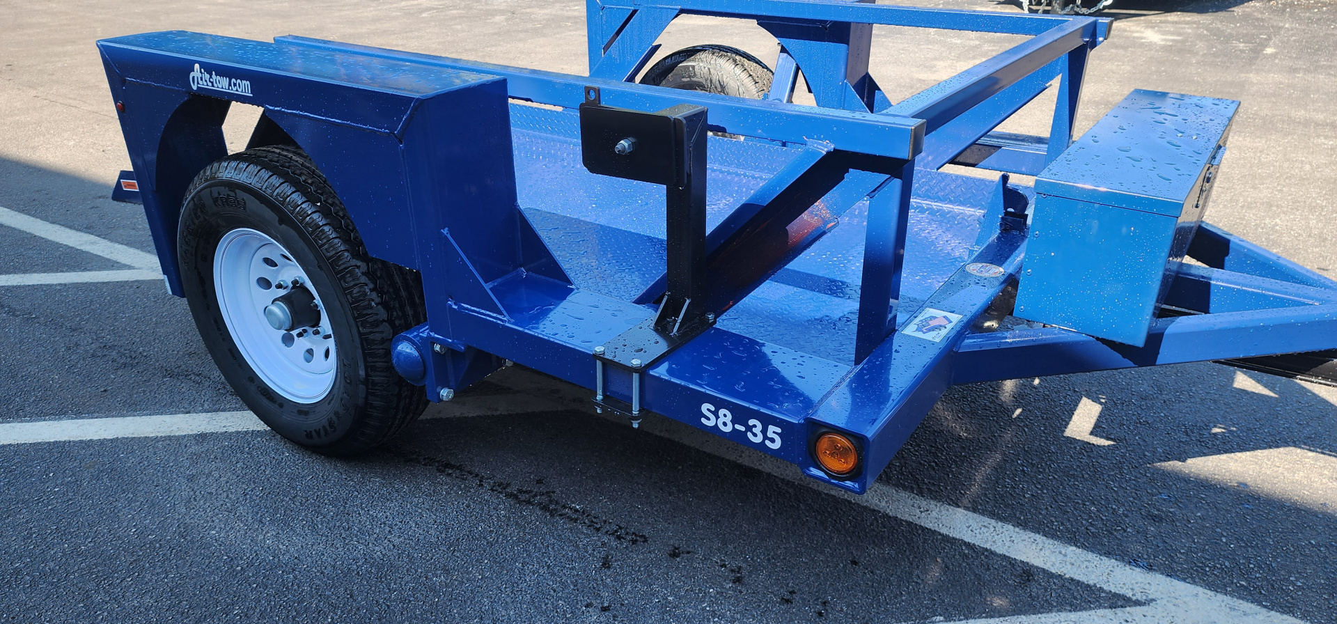 New 4'4" x 8' 6" Air Tow S8-35 Equipment Trailer 5.1k