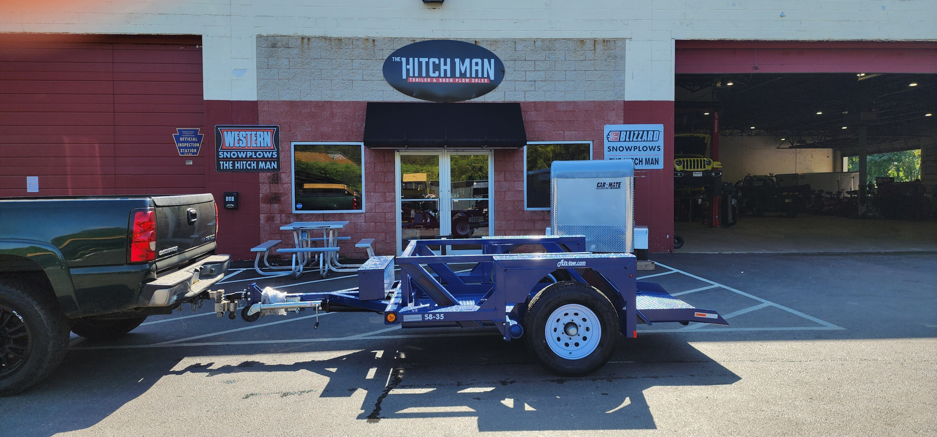 New 4'4" x 8' 6" Air Tow S8-35 Equipment Trailer 5.1k