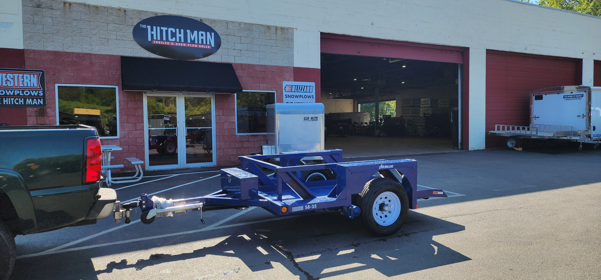 New 4'4" x 8' 6" Air Tow S8-35 Equipment Trailer 5.1k