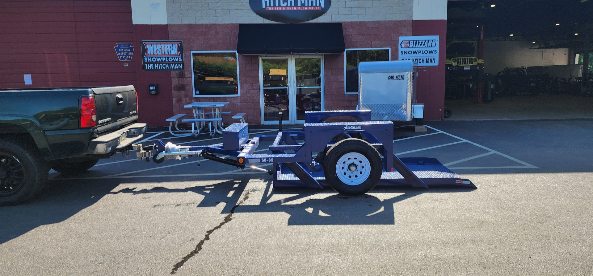New 4'4" x 8' 6" Air Tow S8-35 Equipment Trailer 5.1k