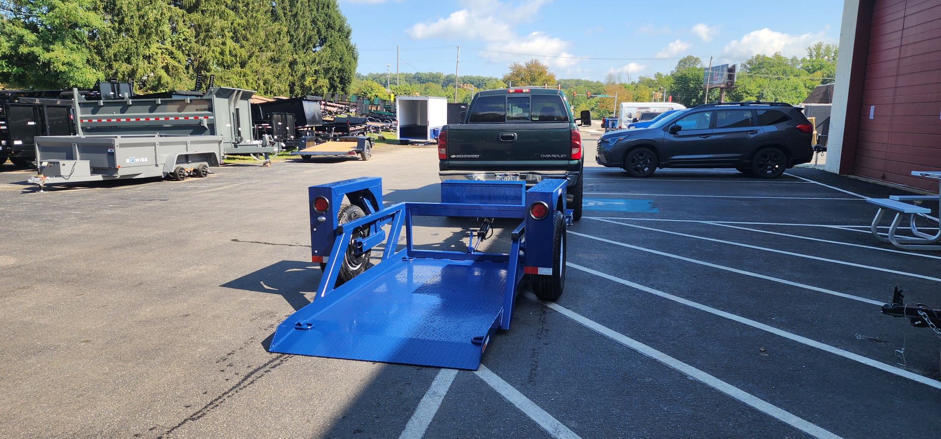 New 4'4" x 8' 6" Air Tow S8-35 Equipment Trailer 5.1k