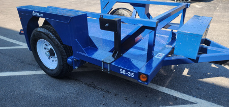 New 4'4" x 8' 6" Air Tow S8-35 Equipment Trailer 5.1k