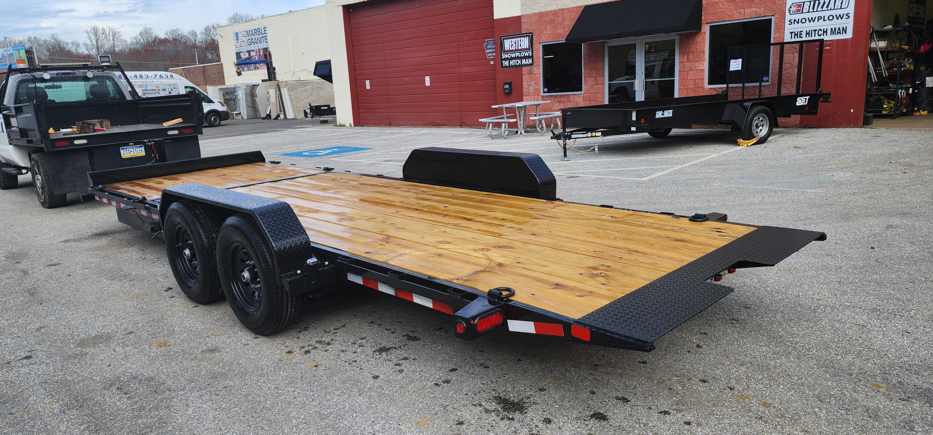 New 7 x 22 (16+6) Big Tex 14TL Tilt Equipment Trailer 14k**REMOVABLE FENDERS