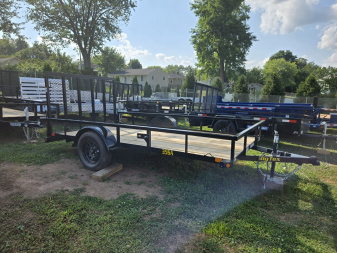 New 6.5 x 12 Big Tex 35SA Single Axle Utility Trailer, 3K GVWR ***Spring Assist Gate, Spare Mount