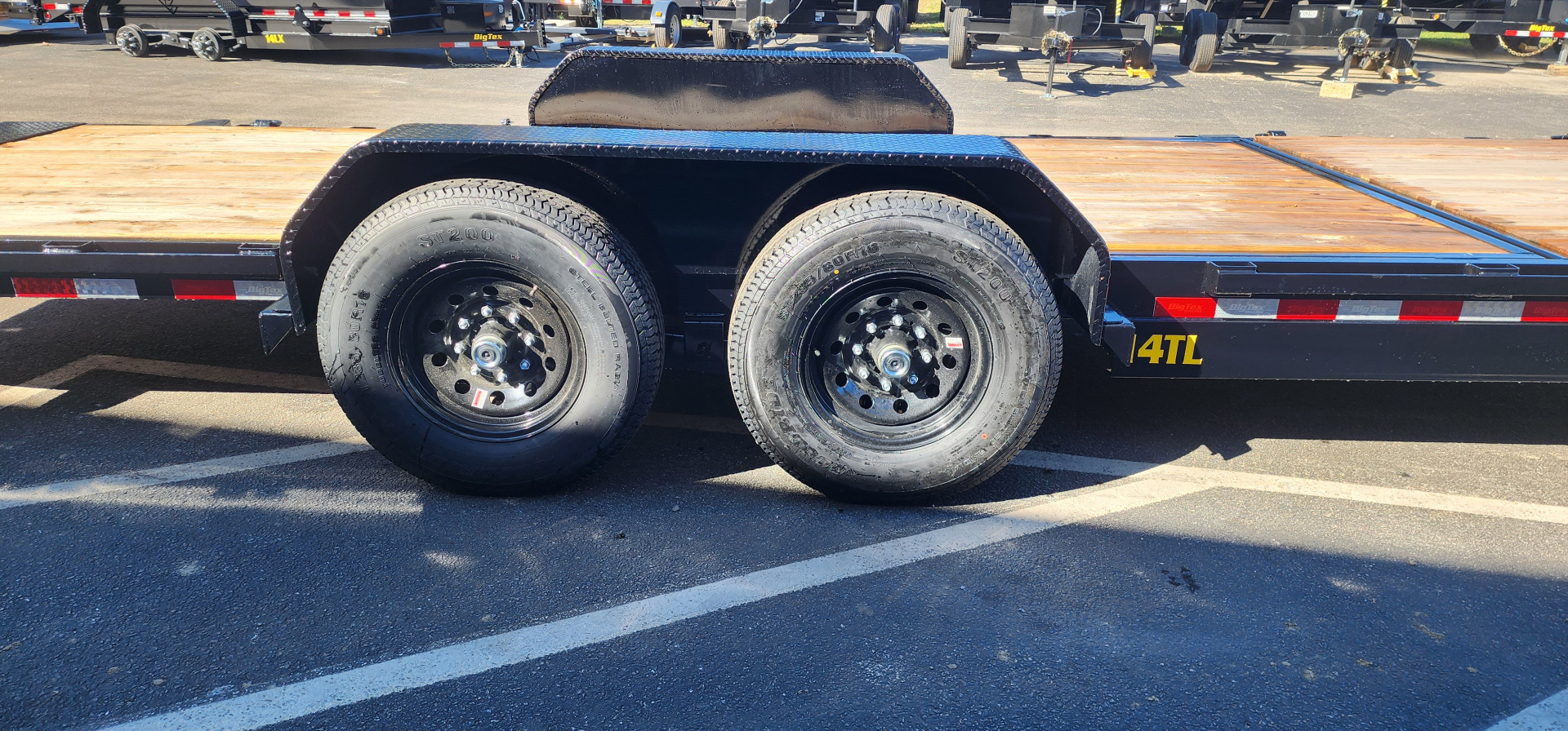 New 7 x 22 (16+6) Big Tex 14TL Tilt Equipment Trailer 14k**REMOVABLE FENDERS