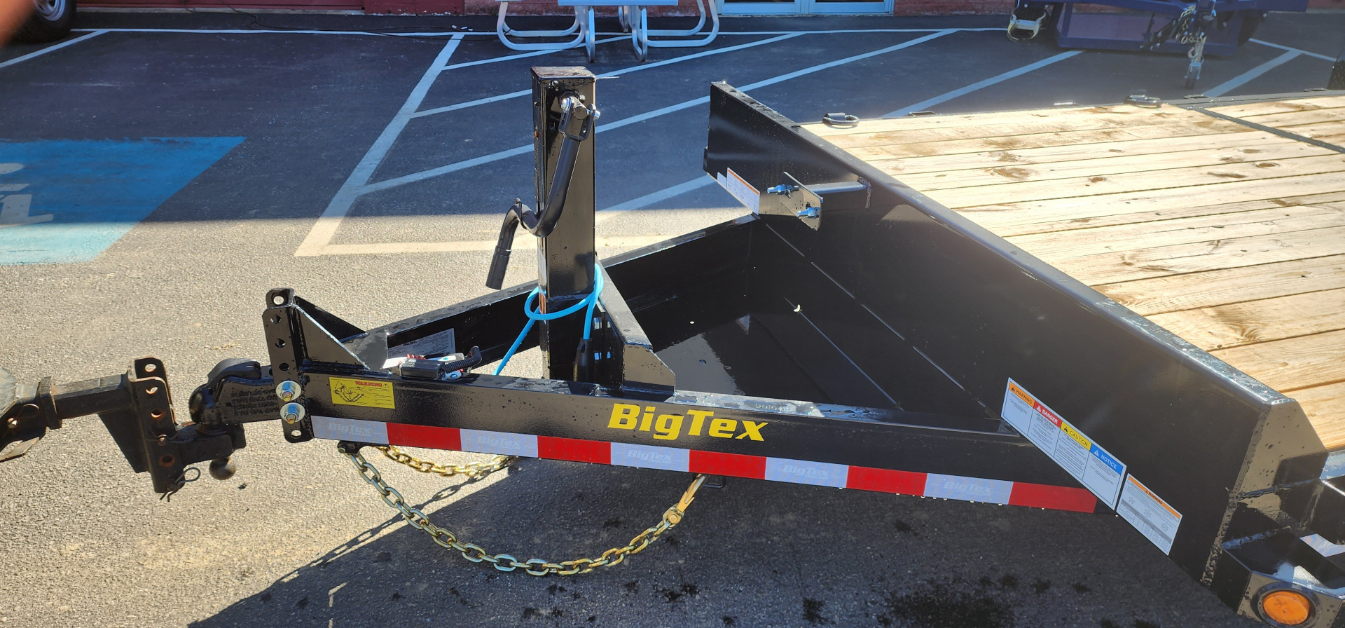 New 7 x 22 (16+6) Big Tex 14TL Tilt Equipment Trailer 14k**REMOVABLE FENDERS